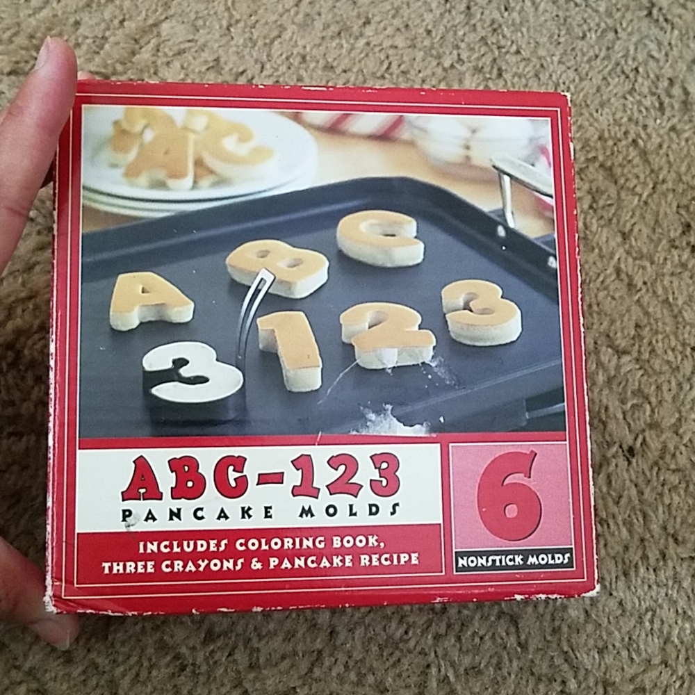 ABC pancake molds